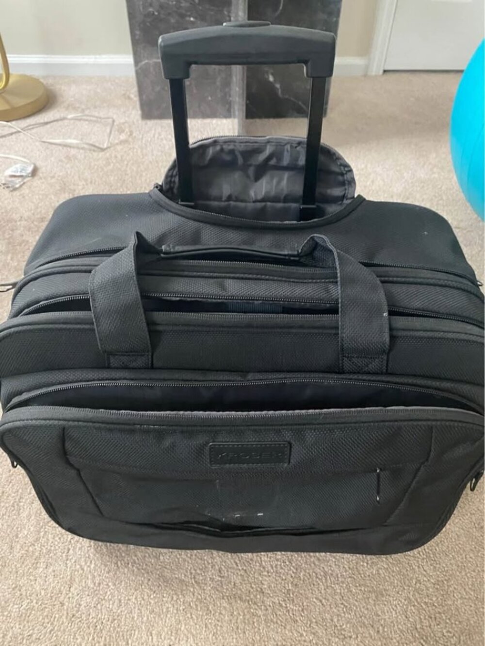 Two wheels briefcase